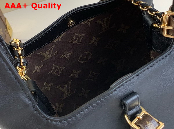 Louis Vuitton Atlantis BB Handbag in Black Nappa Lambskin Replica