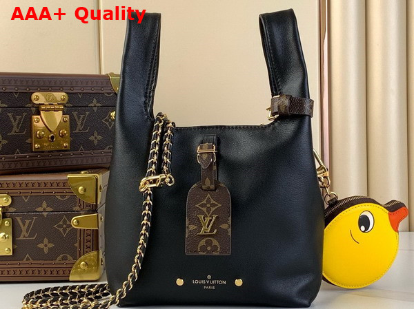 Louis Vuitton Atlantis BB Handbag in Black Nappa Lambskin Replica