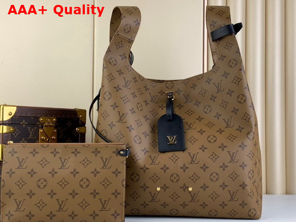 Louis Vuitton Atlantis GM Handbag in Monogram Reverse Coated Canvas Replica
