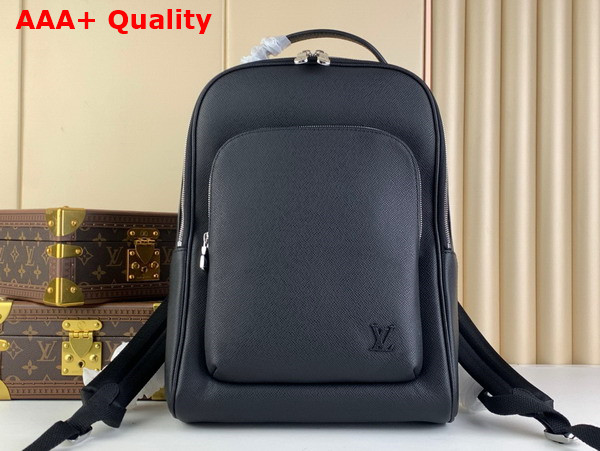 Louis Vuitton Avenue Backpack in Black Taiga Cowhide Leather M30977 Replica