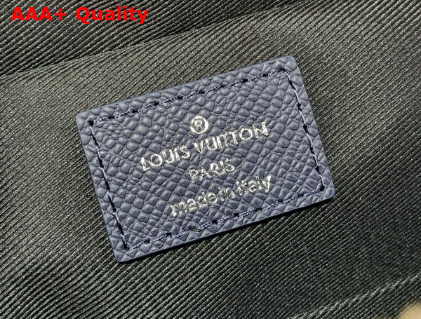 Louis Vuitton Avenue Messenger in Navy Blue Taiga Leather Replica