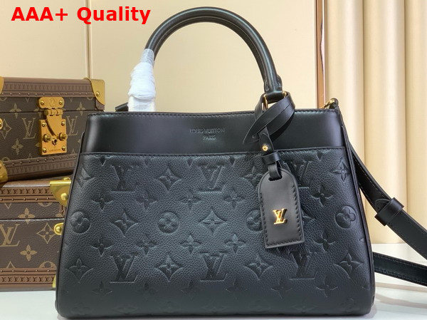 Louis Vuitton Avenue PM Black Monogram Empreinte Leather M25577 Replica