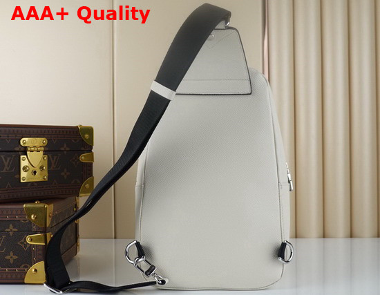 Louis Vuitton Avenue Sling Bag Beige Taiga Leather M30803 Replica