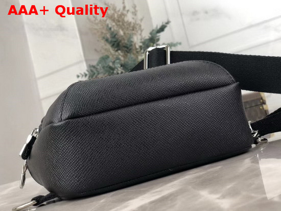 Louis Vuitton Avenue Sling Bag in Black Taiga Leather M30443 Replica