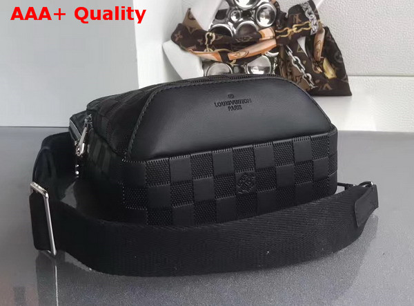 Louis Vuitton Avenue Sling Bag in Damier Infini Leather N41720 Onyx Replica