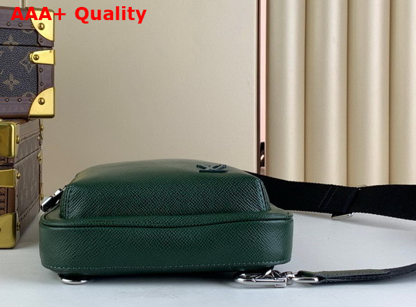 Louis Vuitton Avenue Slingbag NM Vert Laurier Green Taiga Cowhide Leather M30973 Replica