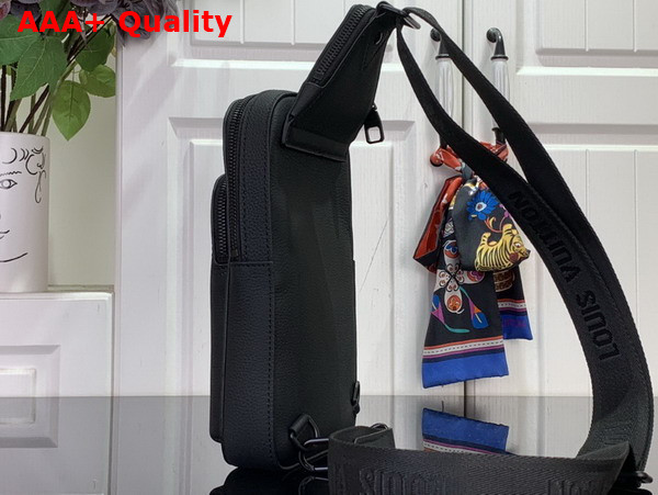 Louis Vuitton Avenue Slingbag PM Black Waxy Calfskin M15255 Replica