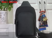 Louis Vuitton Avenue Slingbag PM Black Waxy Calfskin M15255 Replica