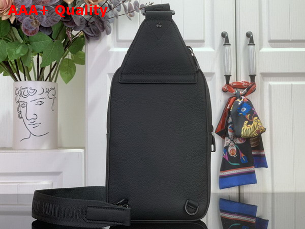 Louis Vuitton Avenue Slingbag PM Black Waxy Calfskin M15255 Replica