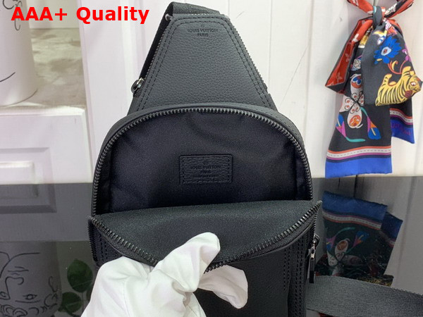 Louis Vuitton Avenue Slingbag PM Black Waxy Calfskin M15255 Replica