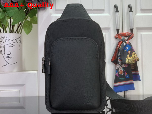 Louis Vuitton Avenue Slingbag PM Black Waxy Calfskin M15255 Replica