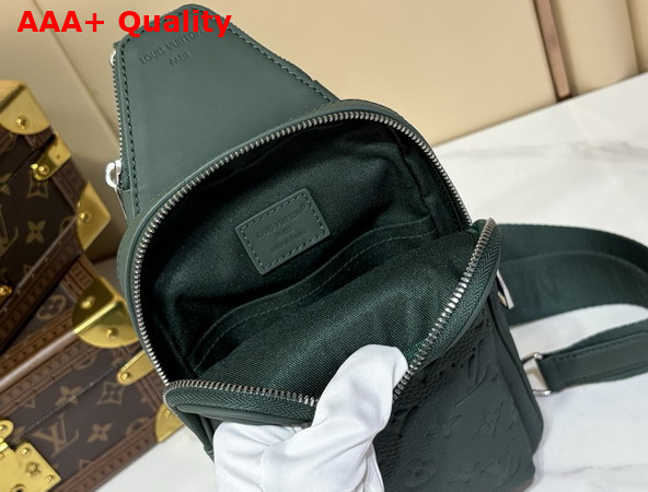Louis Vuitton Avenue Slingbag PM Forest Green Taurillon Monogram Cowhide Leather M2A189 Replica