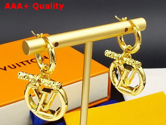 Louis Vuitton Baby Louise Earrings Gold Color Hardware M00613 Replica