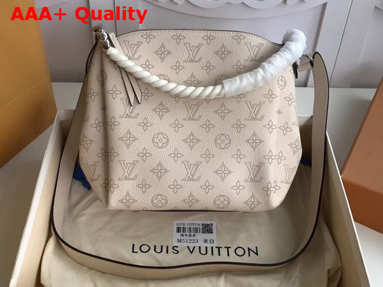 Louis Vuitton Babylone Chain BB Creme Mahina Perforated Calf Leather M51767 Replica