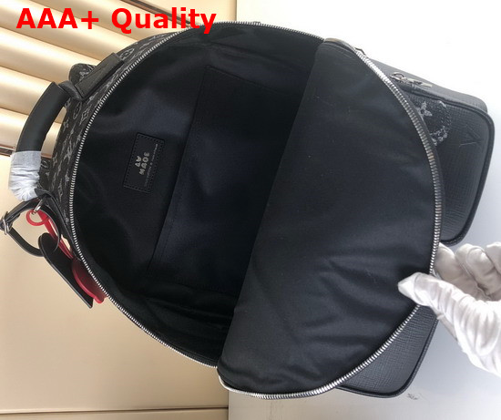 Louis Vuitton Backpack Multipockets Black Monogram Denim and Taurillon Leather M45973 Replica