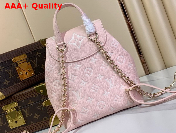 Louis Vuitton Backup Backpack in Bicolor Monogram Empreinte Leather Rose White Quartz Replica
