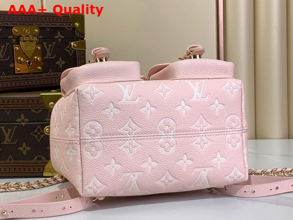 Louis Vuitton Backup Backpack in Bicolor Monogram Empreinte Leather Rose White Quartz Replica