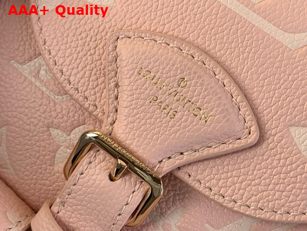 Louis Vuitton Backup Backpack in Bicolor Monogram Empreinte Leather Rose White Quartz Replica
