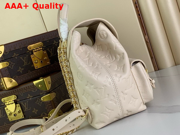 Louis Vuitton Backup Backpack in Cream Monogram Empreinte Leather M47106 Replica
