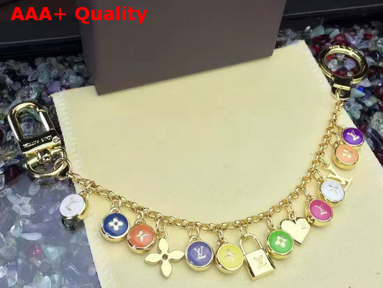 Louis Vuitton Bag Charm Chain Gold Replica