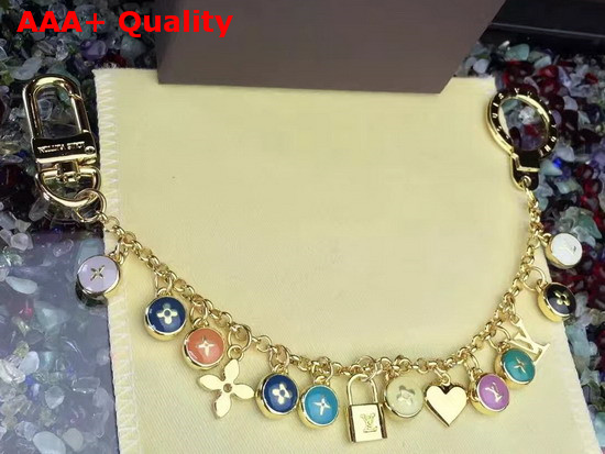 Louis Vuitton Bag Charm Chain Gold Replica