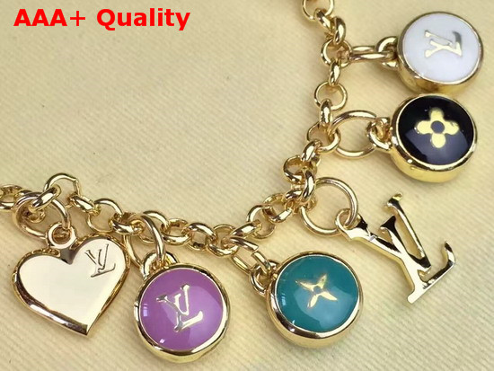 Louis Vuitton Bag Charm Chain Gold Replica
