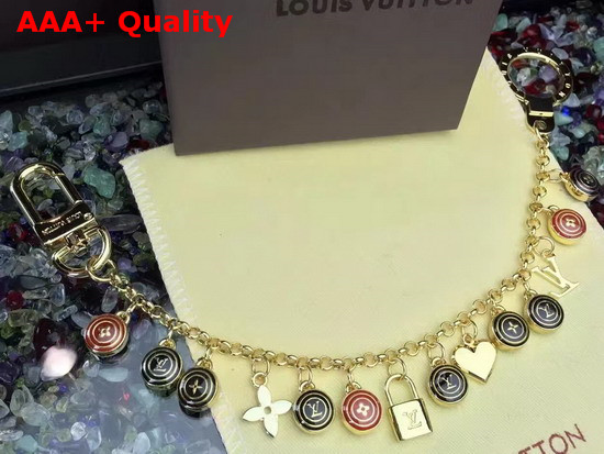 Louis Vuitton Bag Charm Chain Gold Replica