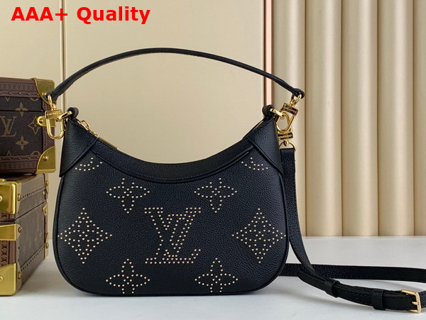 Louis Vuitton Bagatelle Handbag in Black Monogram Empreinte Grained Cowhide Leather with Studs M46735 Replica