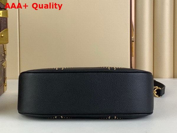 Louis Vuitton Bagatelle Handbag in Black Monogram Empreinte Grained Cowhide Leather with Studs M46735 Replica