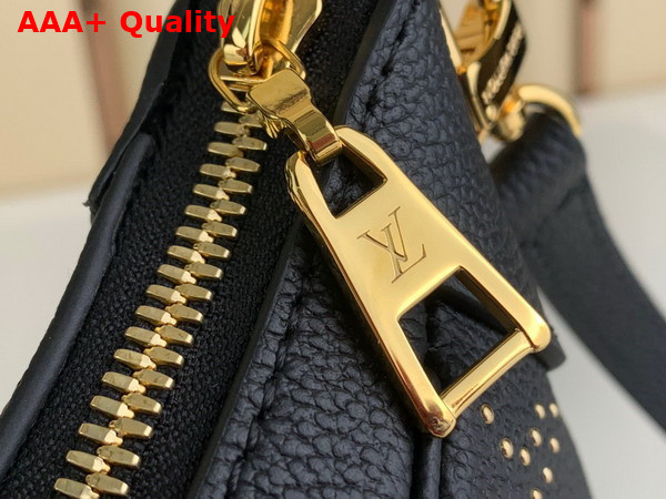 Louis Vuitton Bagatelle Handbag in Black Monogram Empreinte Grained Cowhide Leather with Studs M46735 Replica