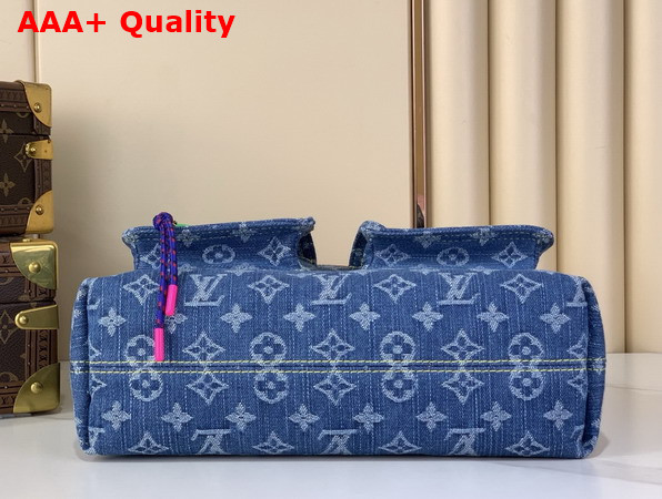 Louis Vuitton Baggy Monogram Denim Blue Denim M27329 Replica