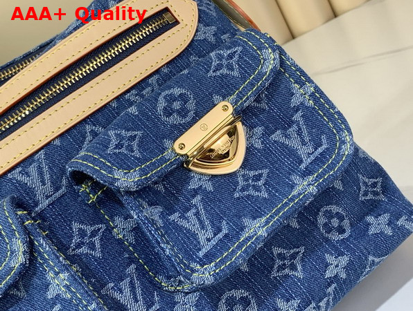 Louis Vuitton Baggy Monogram Denim Blue Denim M27329 Replica
