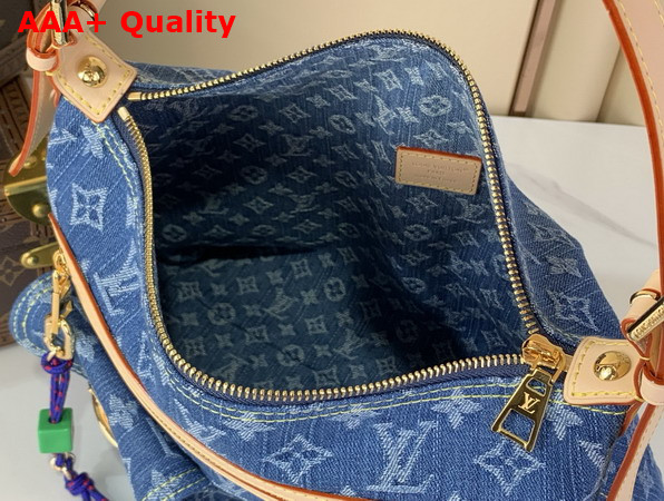 Louis Vuitton Baggy Monogram Denim Blue Denim M27329 Replica