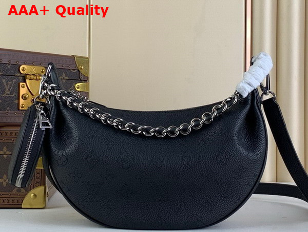 Louis Vuitton Baia PM Bag in Black Perforated Mahina Calfskin M22819 Replica