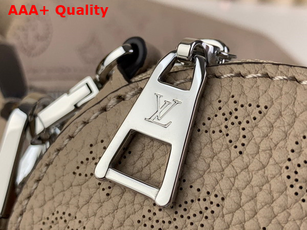 Louis Vuitton Baia PM Bag in Galet Gray Perforated Mahina Calfskin M22820 Replica