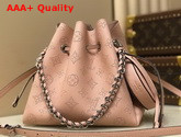 Louis Vuitton Bella Bucket Bag Magnolia Pink Mahina Perforated Calf Leather M57068 Replica