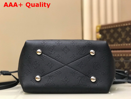 Louis Vuitton Bella Bucket Bag in Black Mahina Perforated Calf Leather M57070 Replica