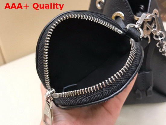 Louis Vuitton Bella Bucket Bag in Black Mahina Perforated Calf Leather M57070 Replica