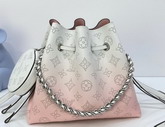 Louis Vuitton Bella Bucket Bag in Light Pink Mahina Leather Gradient Color M57855 Replica