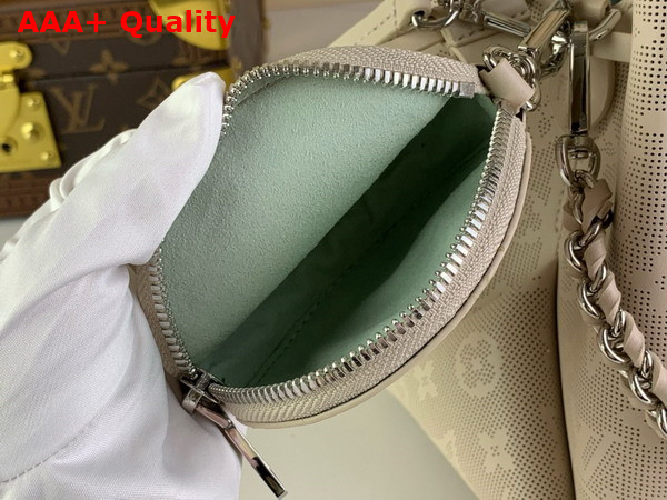 Louis Vuitton Bella Bucket Bag in Quartz White Mahina Reverse Calf Leather M23987 Replica
