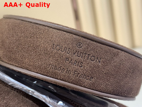 Louis Vuitton Bella Handbag in Chocolate Suede Calfskin Leather and Shearling M26684 Replica