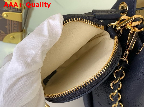Louis Vuitton Bella Handbag in Navy Perforated Mahina Calfskin Leather M14315 Replica