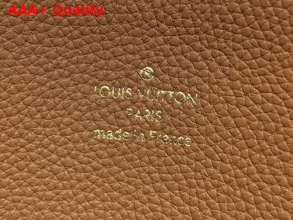 Louis Vuitton Bella Tote in Cognac Perforated Mahina Calfskin Leather M27443 Replica