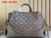 Louis Vuitton Bella Tote in Gray Mahina Perforated Calfskin M23395 Replica