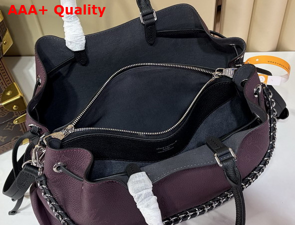 Louis Vuitton Bella Tote in Mahogany Perforated Mahina Calfskin Leather M2A650 Replica