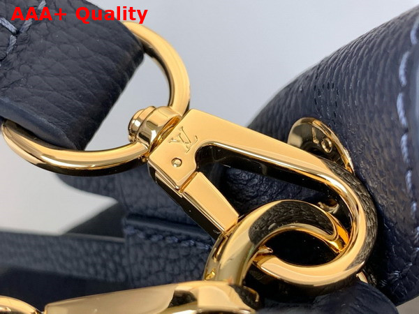 Louis Vuitton Bella Tote in Navy Perforated Mahina Calfskin Leather M14316 Replica