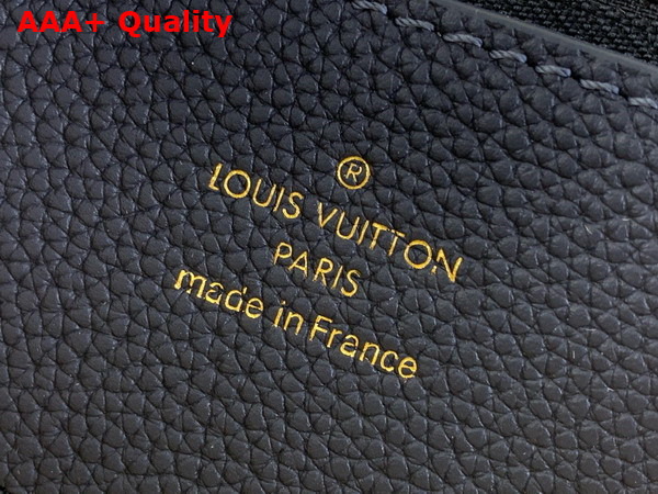 Louis Vuitton Bella Tote in Navy Perforated Mahina Calfskin Leather M14316 Replica