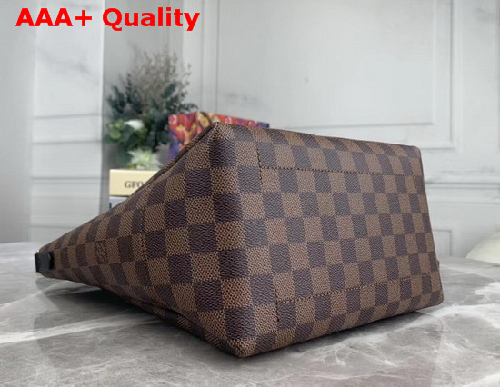 Louis Vuitton Belmont PM Damier Ebene Canvas Black Leather Handles N60348 Replica