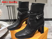Louis Vuitton Berlin Ankle Boot in Black Calf Leather 1ADBIX Replica