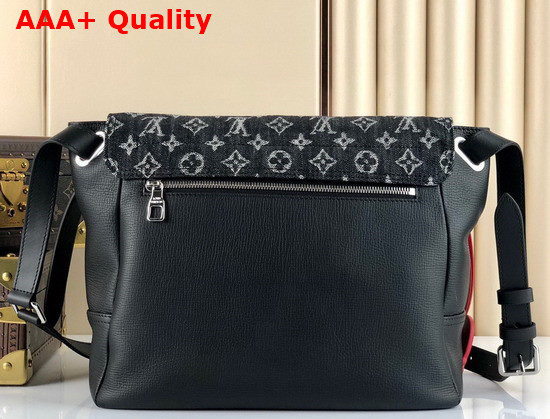 Louis Vuitton Besace Tokyo Black Monogram Denim and Taurillon Leather M45971 Replica